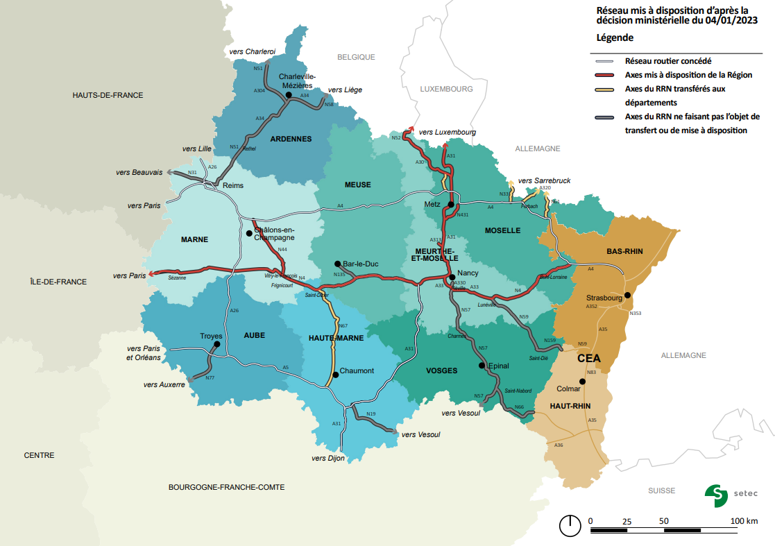 Mise à disposition des routes nationales suite à la loi 3DS - setec ...