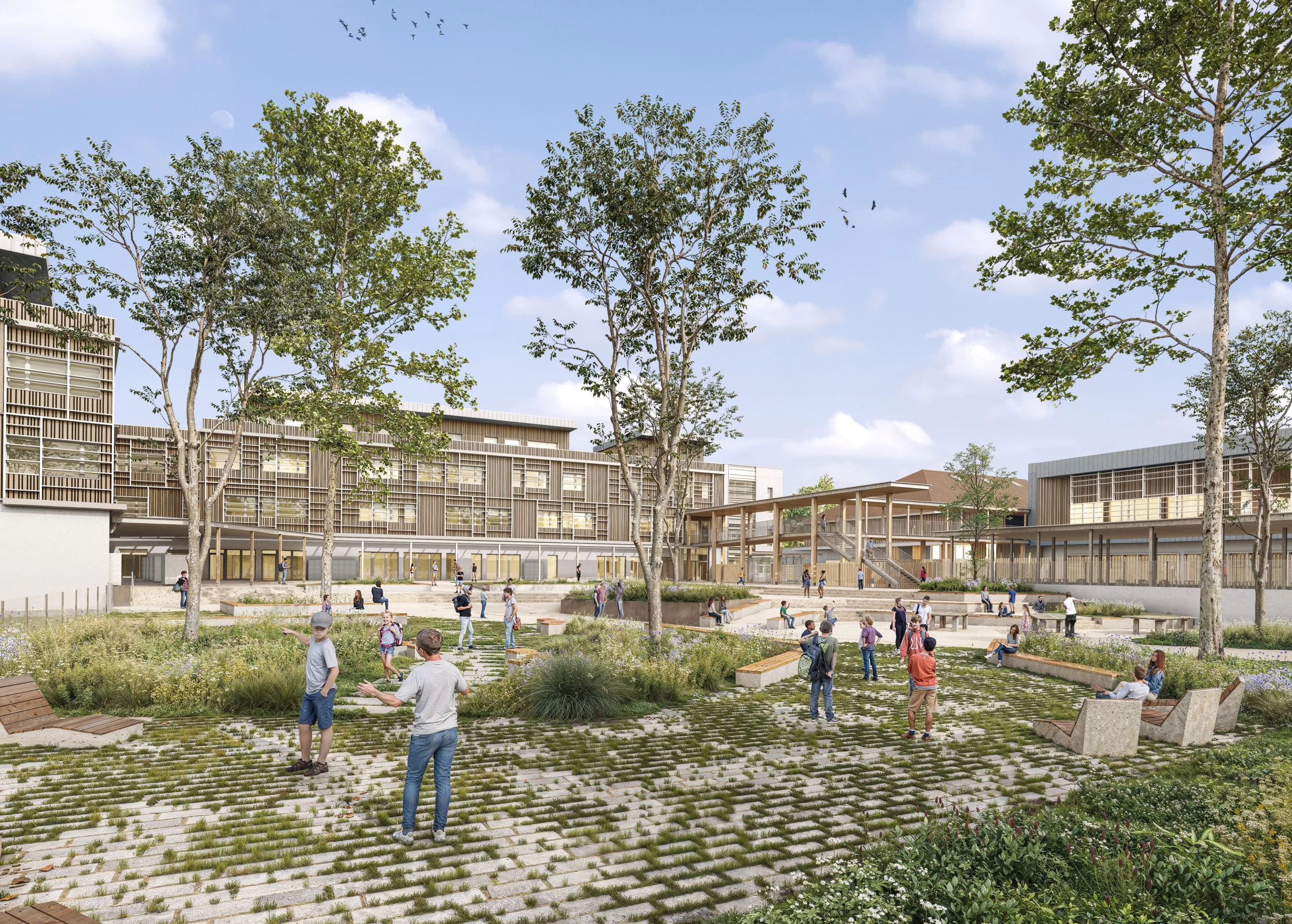 Construction d'un collège et restructuration du collège existant à ...